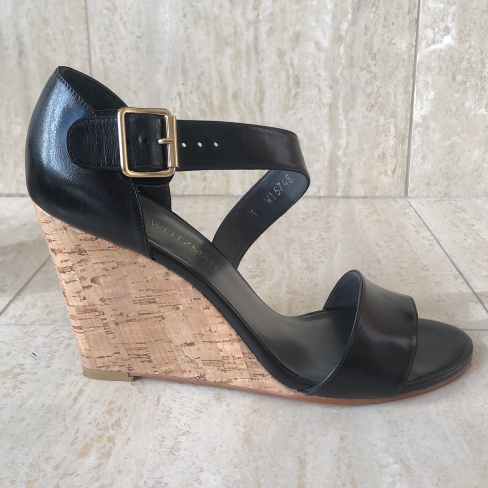 Stuart Weitzman Cork Wedges